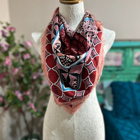Fendi Silk Scarf - Picture 1 of 7